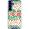 Bouffants and Broken Hearts Graphic Grapefruit Galaxy S25 Plus Clear Case