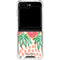Bouffants and Broken Hearts Graphic Grapefruit Galaxy Z Flip6 Clear Case