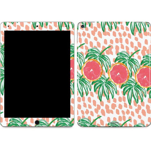 Bouffants and Broken Hearts Graphic Grapefruit iPad Skins