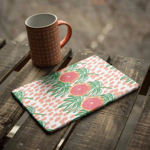 Bouffants and Broken Hearts Graphic Grapefruit iPad Skins