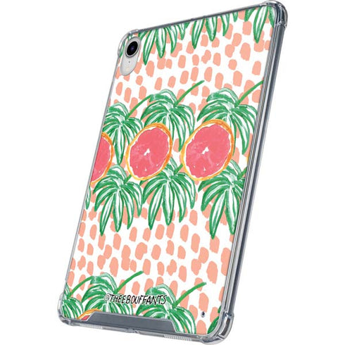 Bouffants and Broken Hearts Graphic Grapefruit iPad 11th Gen (2025) Clear Case