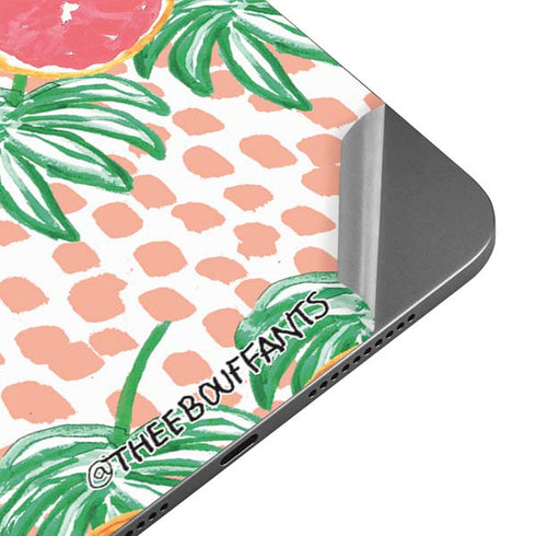 Bouffants and Broken Hearts Graphic Grapefruit Apple iPad Mini Skin