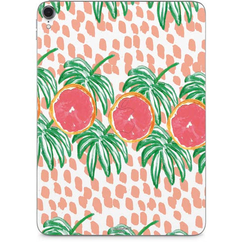 Bouffants and Broken Hearts Graphic Grapefruit Apple iPad Pro Skin