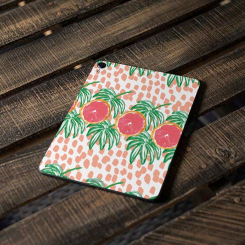 Bouffants and Broken Hearts Graphic Grapefruit Apple iPad Pro Skin