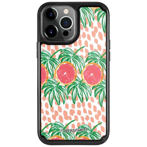 Bouffants and Broken Hearts Graphic Grapefruit iPhone Cases