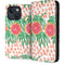 Bouffants and Broken Hearts Graphic Grapefruit iPhone 14 Folio Case