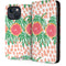 Bouffants and Broken Hearts Graphic Grapefruit iPhone 15 Plus Folio Case