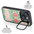 Bouffants and Broken Hearts Graphic Grapefruit iPhone 15 Plus Kickstand Case