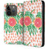 Bouffants and Broken Hearts Graphic Grapefruit iPhone 15 Pro Folio Case