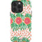 Bouffants and Broken Hearts Graphic Grapefruit iPhone 15 Pro Impact Case