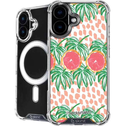 Bouffants and Broken Hearts Graphic Grapefruit iPhone 16 MagSafe Case
