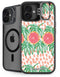 Bouffants and Broken Hearts Graphic Grapefruit iPhone 16 Plus Kickstand Case
