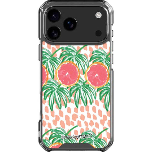 Bouffants and Broken Hearts Graphic Grapefruit iPhone 18 Pro Max Clear Case