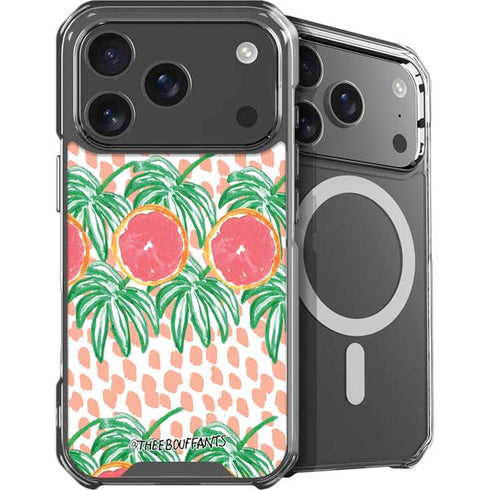 Bouffants and Broken Hearts Graphic Grapefruit iPhone 18 Pro Max MagSafe Case