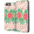 Bouffants and Broken Hearts Graphic Grapefruit iPhone 7 Folio Case