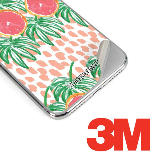 Bouffants and Broken Hearts Graphic Grapefruit iPhone XS Skin