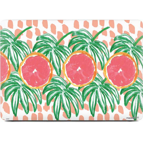 Bouffants and Broken Hearts Graphic Grapefruit Apple MacBook Air Skin