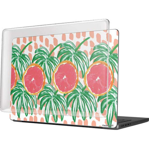 Bouffants and Broken Hearts Graphic Grapefruit MacBook Pro 14in (2021-24) Case plus Skin