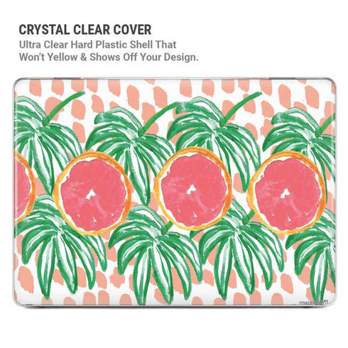 Bouffants and Broken Hearts Graphic Grapefruit MacBook Pro 14in (2021-24) Case plus Skin