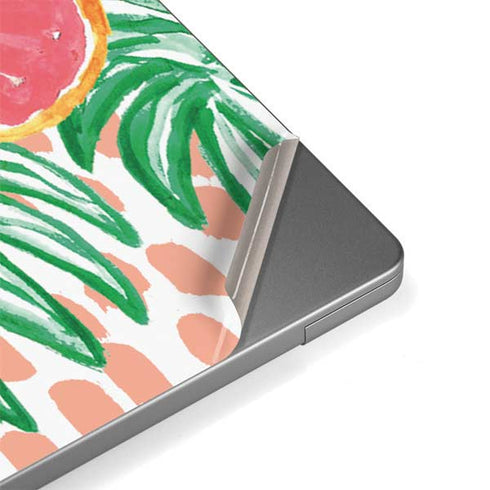 Bouffants and Broken Hearts Graphic Grapefruit Apple MacBook Pro 14-inch Skin
