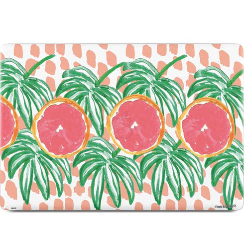 Bouffants and Broken Hearts Graphic Grapefruit MacBook Skins