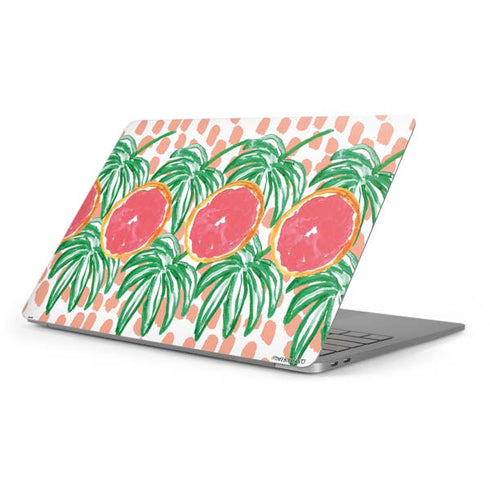 Bouffants and Broken Hearts Graphic Grapefruit Apple MacBook Pro 16-inch Skin