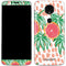 Bouffants and Broken Hearts Graphic Grapefruit Moto E5 Plus Skin