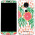 Bouffants and Broken Hearts Graphic Grapefruit Moto E5 Plus Skin