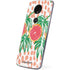 Bouffants and Broken Hearts Graphic Grapefruit Moto E5 Plus Skin