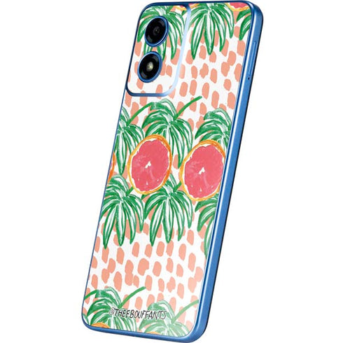 Bouffants and Broken Hearts Graphic Grapefruit Moto G Play 4G (2024) Skin