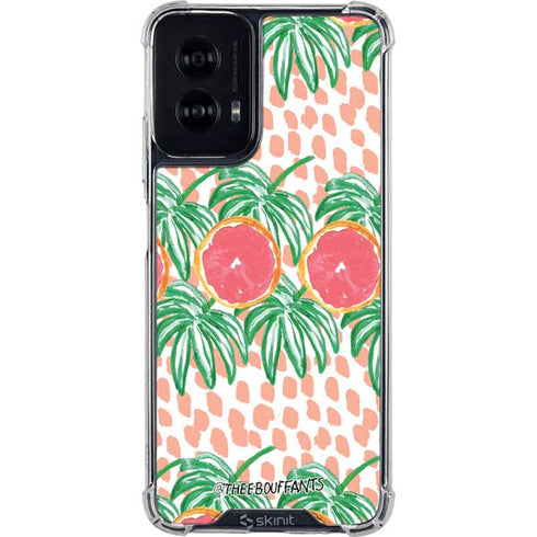 Bouffants and Broken Hearts Graphic Grapefruit Moto G Power 5G (2024) Clear Case