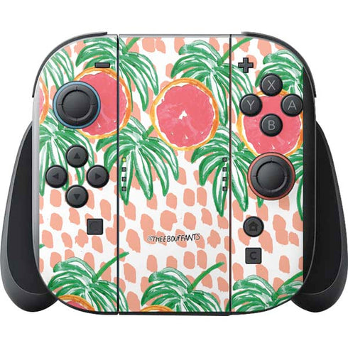 Bouffants and Broken Hearts Graphic Grapefruit Nintendo Switch 2 (2025) with Joy-Con Skin