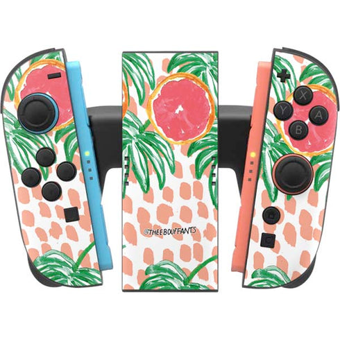 Bouffants and Broken Hearts Graphic Grapefruit Nintendo Switch 2 (2025) Joy-Con Controller Skin