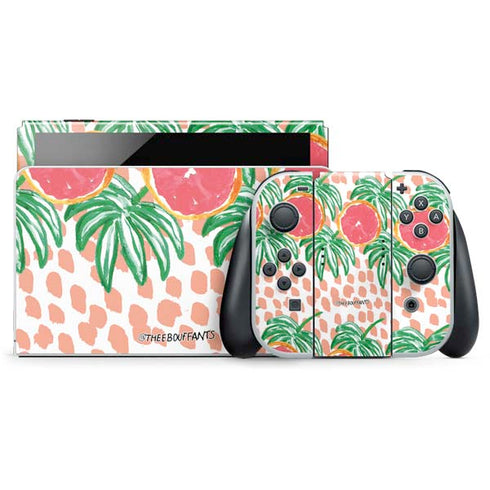 Bouffants and Broken Hearts Graphic Grapefruit Nintendo Skins