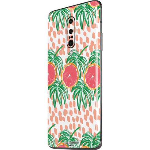 Bouffants and Broken Hearts Graphic Grapefruit OnePlus 7 Pro Skin