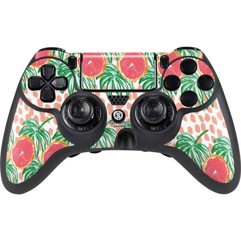 Bouffants and Broken Hearts Graphic Grapefruit PlayStation PS4 Skins