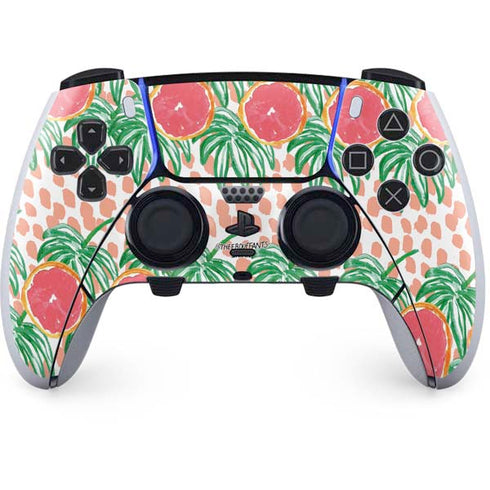 Bouffants and Broken Hearts Graphic Grapefruit PlayStation PS5 Skins