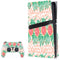 Bouffants and Broken Hearts Graphic Grapefruit PS5 Pro Disk Bundle Skin