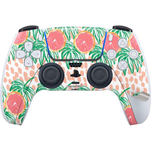 Bouffants and Broken Hearts Graphic Grapefruit PS5 Pro Disk Bundle Skin