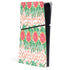 Bouffants and Broken Hearts Graphic Grapefruit PS5 Slim Digital Edition Console Skin