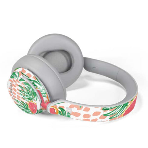 Bouffants and Broken Hearts Graphic Grapefruit Surface Headphones Skin