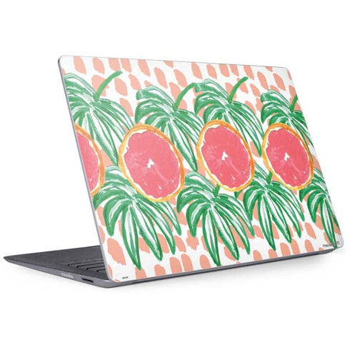 Bouffants and Broken Hearts Graphic Grapefruit Surface Laptop 2 Skin