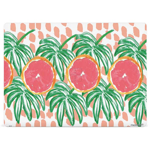 Bouffants and Broken Hearts Graphic Grapefruit Surface Laptop 2 Skin