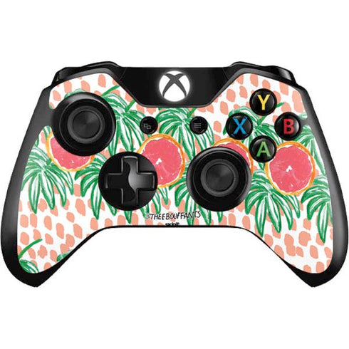 Bouffants and Broken Hearts Graphic Grapefruit Xbox One Controller Skin