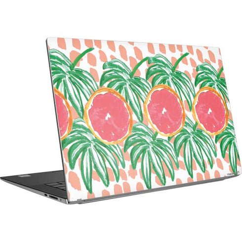 Bouffants and Broken Hearts Graphic Grapefruit Dell XPS Skin