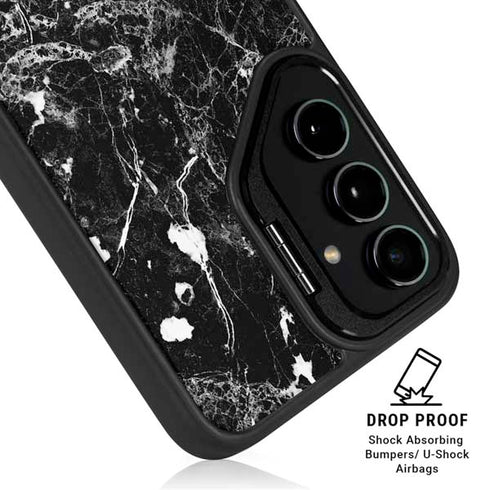Graphite Black Galaxy S25 Kickstand Case