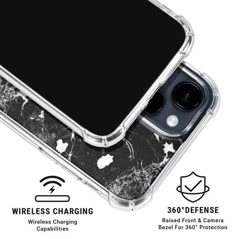 Graphite Black iPhone 15 Clear Case