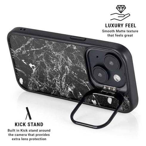 Graphite Black iPhone 15 Kickstand Case