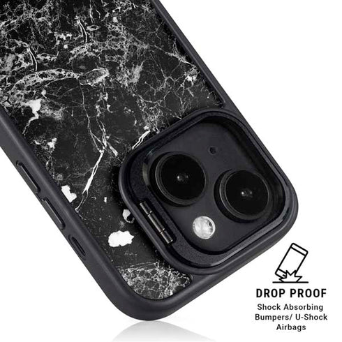 Graphite Black iPhone 15 Kickstand Case