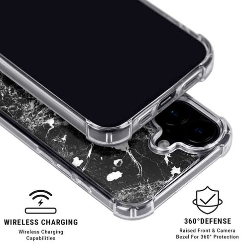 Graphite Black iPhone 16 Plus Clear Case